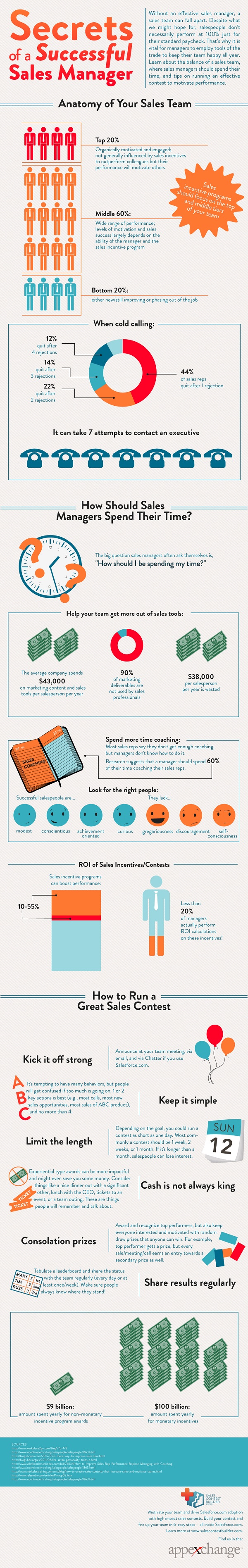 Secrets of a Successful Sales Manager - INFOGRAPHIC